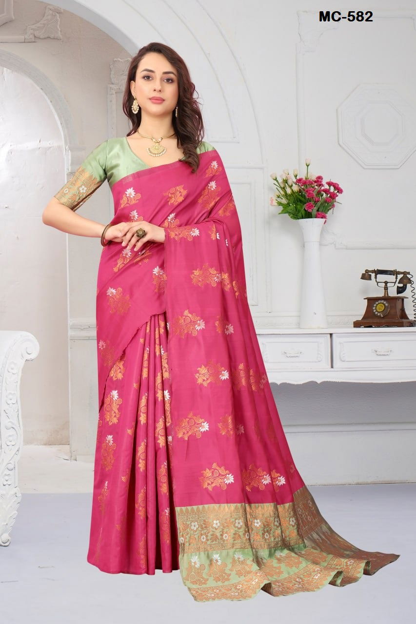 Mcazo 582 Designer Party Wear Sarees Catalog
